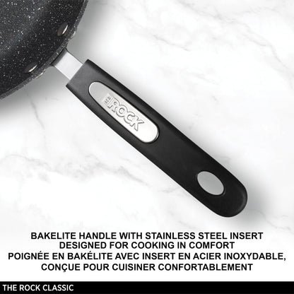 Starfrit The Rock Classic 10" (26cm) Non-Stick Fry Pan - Durable Forged Aluminum - Oven Safe - PFOA Free - Easy to Clean 🍁 All In One Marketplace Canada