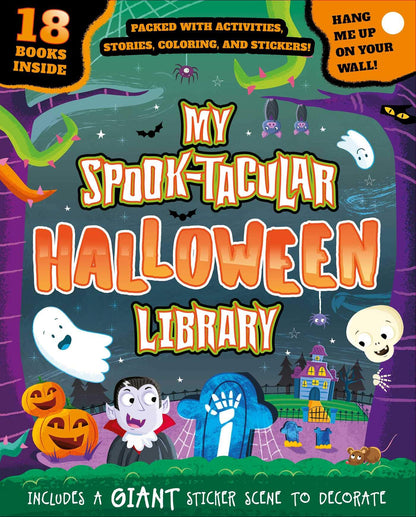 My Spook-tacular Halloween Library: With 18 Books and Stickers