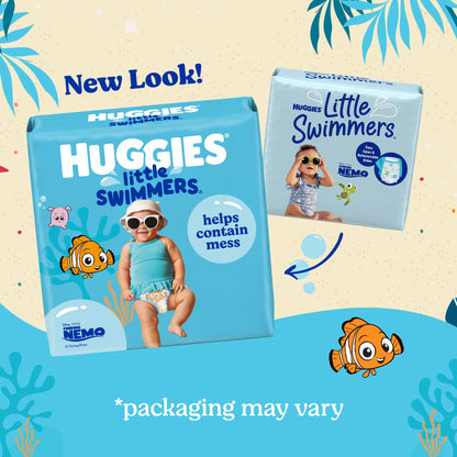 HUGGIES Disposable Swim Diapers - Size 3 Small, Huggies Little Swimmers, 40 ct 🍁 All In One Marketplace Canada
