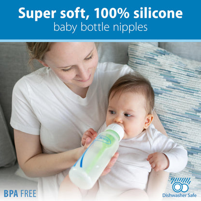Dr. Brown's Natural Flow Anti-Colic Options+ Narrow Baby Bottle, 8 Ounce 250 ml 4 pack 🍁 All In One Marketplace Canada