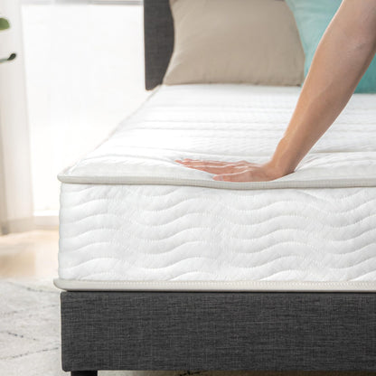 Zinus Twin Hybrid Mattress - 8 inch Foam & Spring, CertiPUR-US Certified, Pressure Relief, Mattress in a Box, 10-Year Warranty 🍁 All In One Marketplace Canada