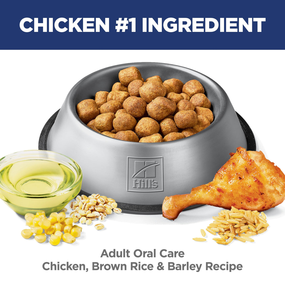 Hill's Science Diet Adult Oral Care Chicken, Rice & Barley Recipe Dry Dog Food 1.81 kg Bag 🍁 All In One Marketplace Canada