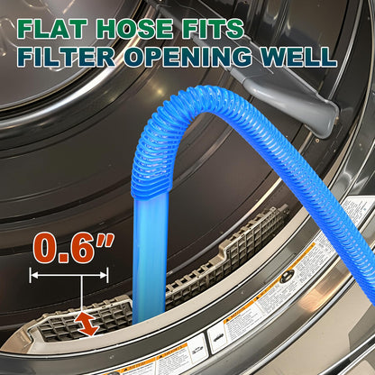 Sealegend 2 Pieces Dryer Vent Cleaning Kit, Flexible Lint Vacuum Hose Attachment and Lint Brush Lint Remover Power Washer, Blue 🍁 All In One Marketplace Canada