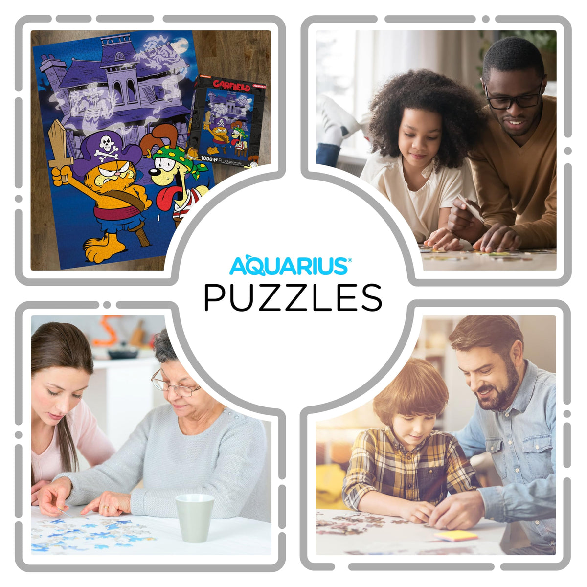 Aquarius Garfield Halloween Puzzle (1000 Piece Jigsaw Puzzle) - Glare Free - Precision Fit - Virtually No Puzzle Dust - Officially Licensed Garfield Collectibles - 20x28 Inches