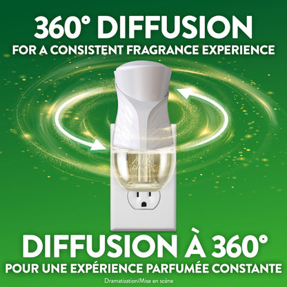 Air Wick Plug In Scented Oil Air Freshener for Home – Infused with Essential Oils, Adjustable Fragrance Control – Wild Berries Scent – Includes 2 Warmers & 5 Refills 🍁 All In One Marketplace Canada