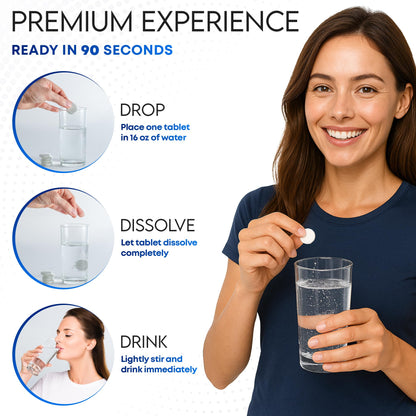 60 Ct Hydrogen Water Tablets – Magnesium Tablets for Energy, Hydration & Muscle Function –Support Recovery, Fatigue and Mental Clarity. Lab Tested 🍁 All In One Marketplace Canada