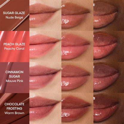 LANEIGE Glaze Craze Tinted Hydrating Lip Serum, for Glossy, Nourished Lips with Plumping Polypeptides, Chocolate Frosting 🍁 All In One Marketplace Canada