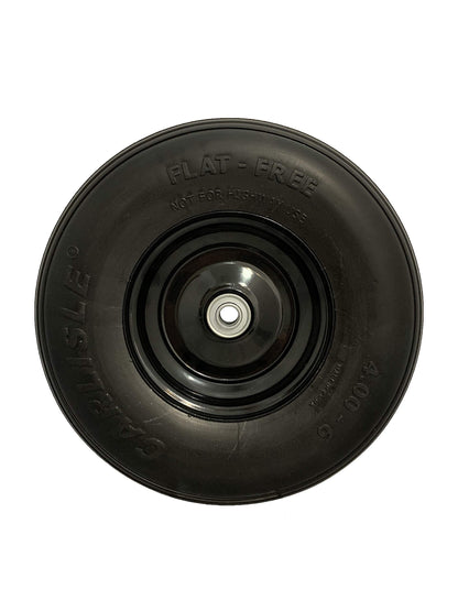 Easy Fit 4.00-6 Flat-Free Wheel Assembly for Residential Wheelbarrow Black 🍁 All In One Marketplace Canada