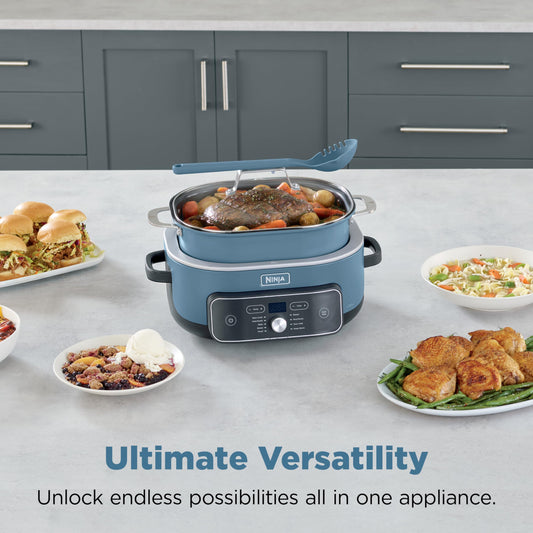 Ninja PossibleCooker PRO Plus, 8.5-QT Multicooker, 9 Functions, Slow Cook, Sear, Sauté, Proof, Pasta/Rice, Replaces 16 Kitchen Tools, Oven-Safe Ceramic Pot, 1400-Watt, MC2001C (Canadian Version) 🍁 All In One Marketplace Canada