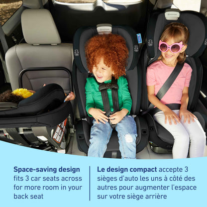 Graco SlimFit3 LX 3-in-1 Car Seat ft. Anti-Rebound Bar, Baby to Big Kid Car Seat, 2.2-45 kg (4-100 lb), Gotham 🍁 All In One Marketplace Canada