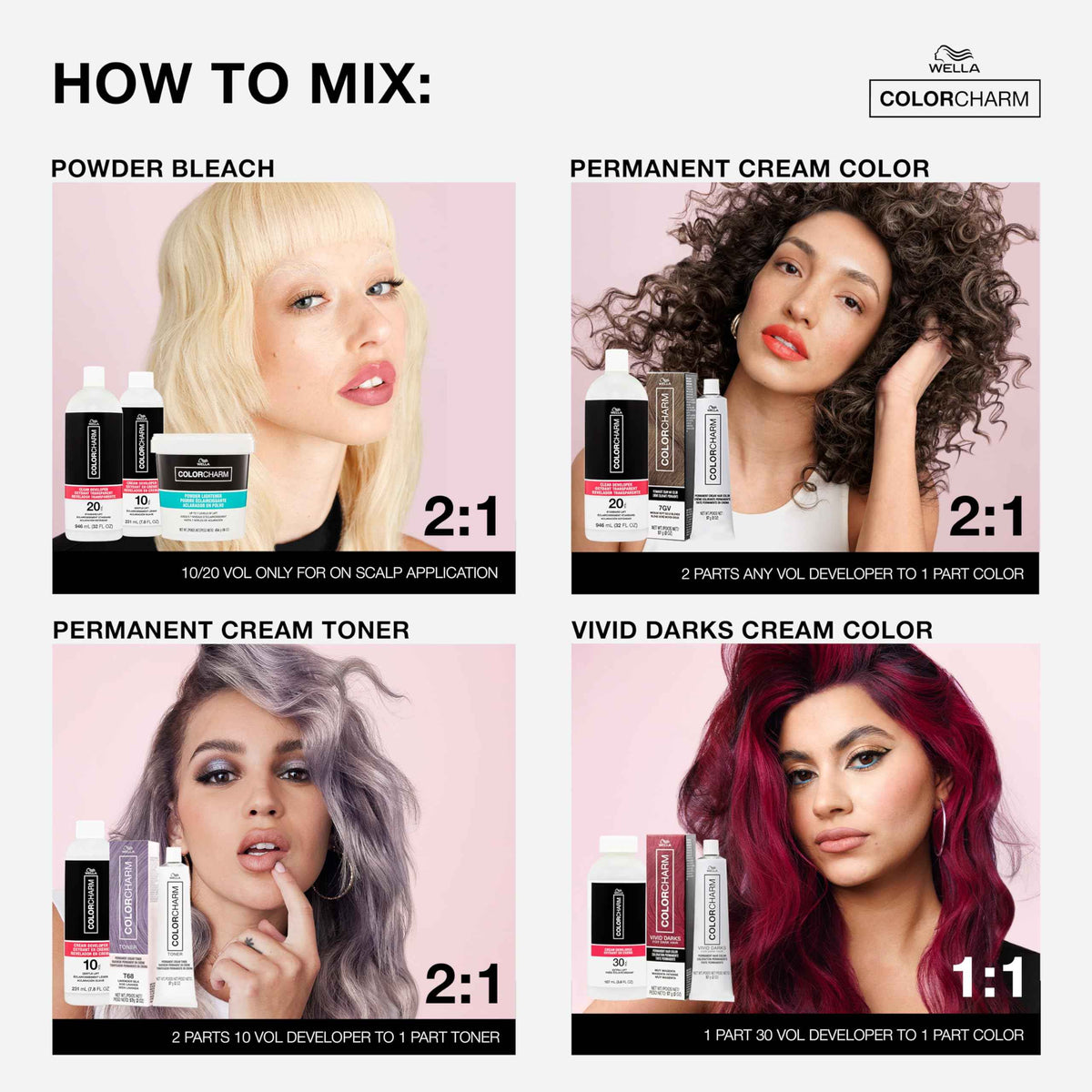 COLORCHARM Powder Hair Lightener| Up to 7 Levels of Lift | Dust Free| 1lb 🍁 All In One Marketplace Canada
