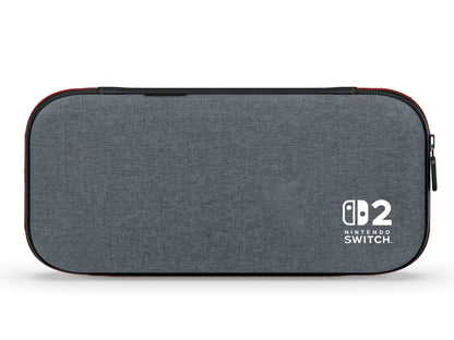 PowerA Slim Case for Nintendo Switch 2 - Dark Heather Grey, Officially Licensed, Protective Case, Holds 10 Game Cards, Padded Screen Protector, Built-in Play Stand 🍁 All In One Marketplace Canada