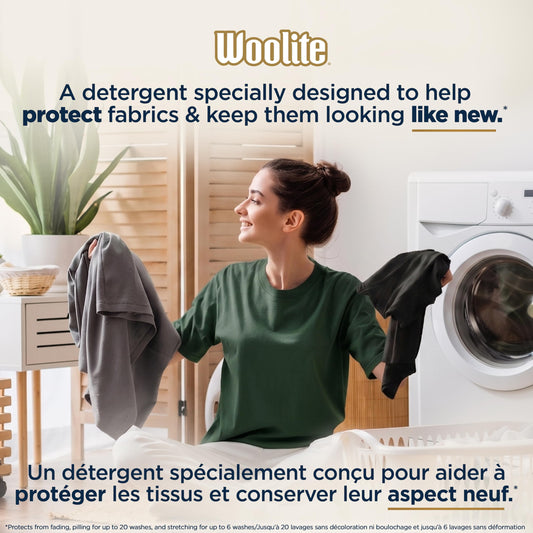 Woolite Darks Laundry Detergent for Dark Clothing; 2.96 L, 66 Loads; Helps Keep Clothes Looking Like New with Advanced Care & Fabric Guard Complex; Protects from Fading & Pilling Up 20 Washes 🍁 All In One Marketplace Canada