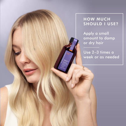 Moroccanoil Treatment Purple Hair Oil for Blonde Hair, 0.85 Fl. Oz. 🍁 All In One Marketplace Canada