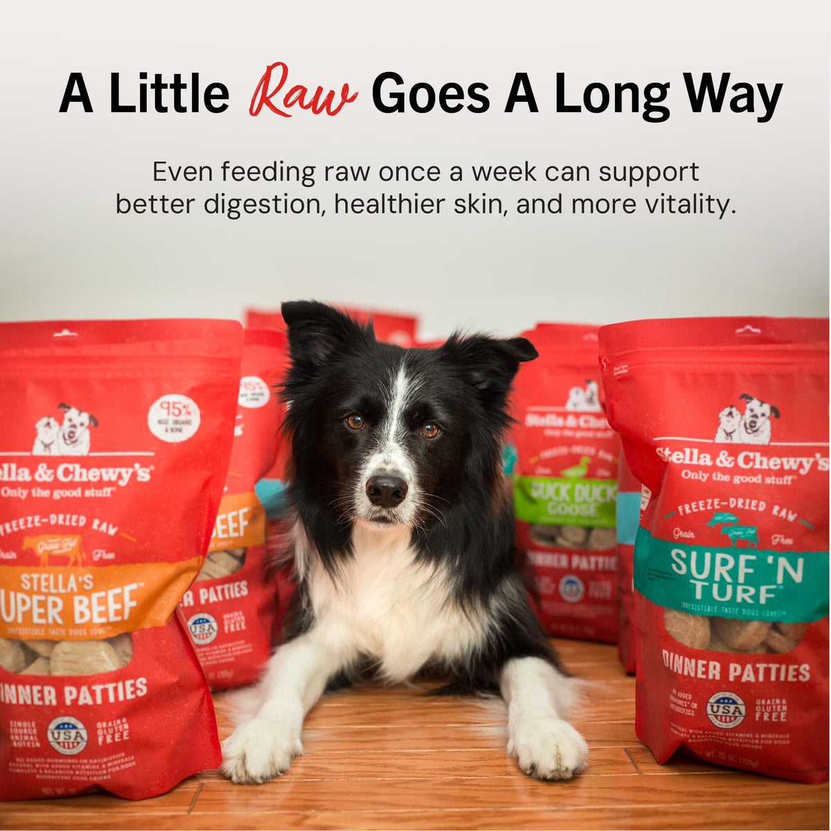 Stella & Chewy’s Freeze Dried Raw Dinner Patties – Grain Free Dog Food, Protein Rich Remarkable Red Meat Recipe – 156g Bag 🍁 All In One Marketplace Canada