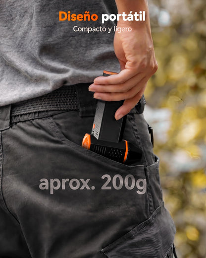 WOLFBOX MegaFlow 50 Compressed Air Duster-110000RPM Super Power Cordless Air Duster, 3-Gear Adjustable Mini Blower with Rechargeable Battery, Dust Blower for Computer, Keyboard, House, Outdoor and Car 🍁 All In One Marketplace Canada