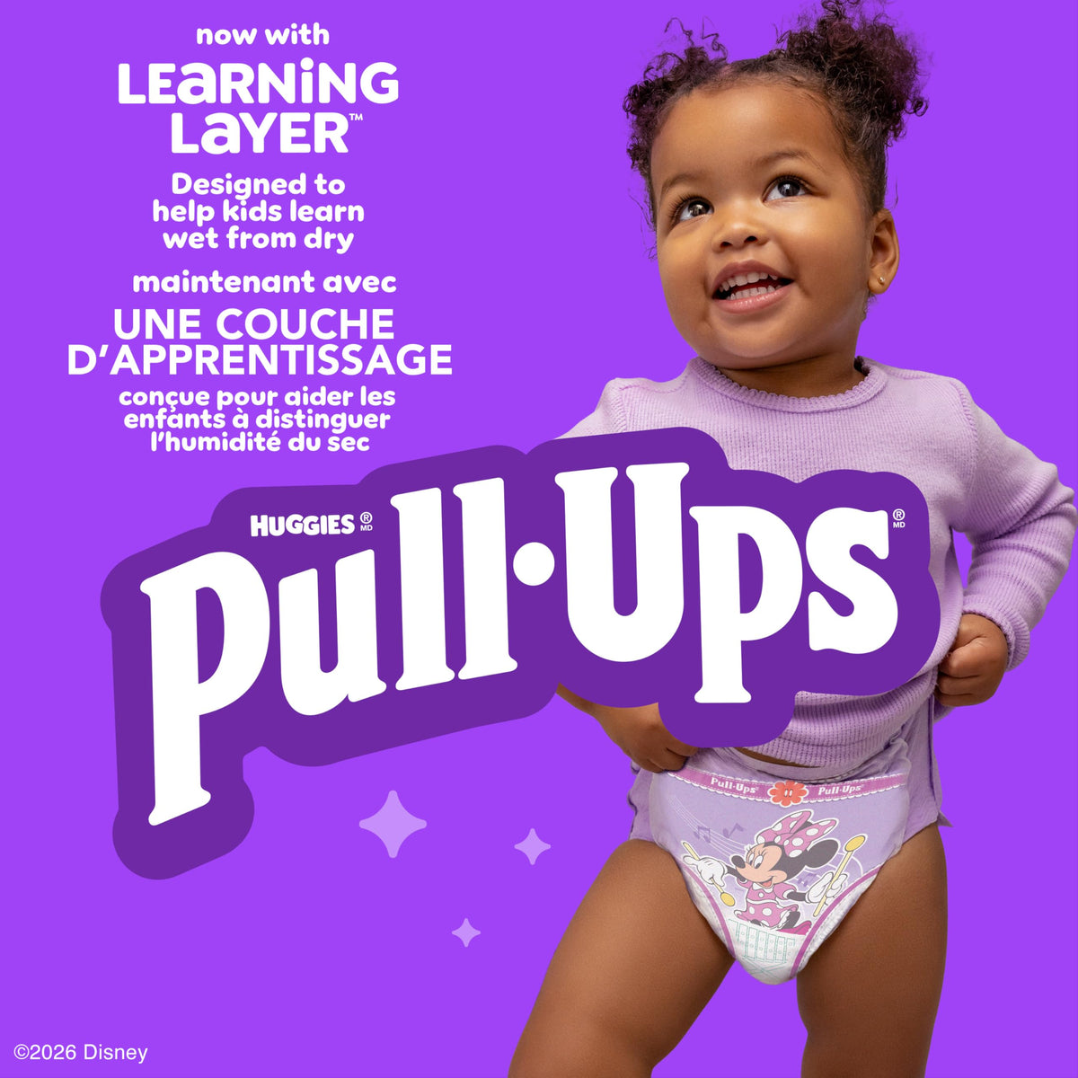 Pull-Ups Girls Potty Training Underwear, Easy Open Toddler Pants 2T-3T (16-34 lbs), Learning Designs for Toddlers, 104 count 🍁 All In One Marketplace Canada