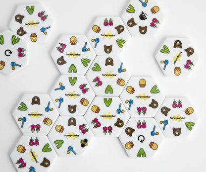 Honeycombs Game, Award Winning Tile Matching Game for Kids & Families, Educational STEM Toy for Cognitive Development, 3 Ways to Play, Mensa Recommended Game with 52 Tactile Tiles, Ages 6+,1-8 Players 🍁 All In One Marketplace Canada