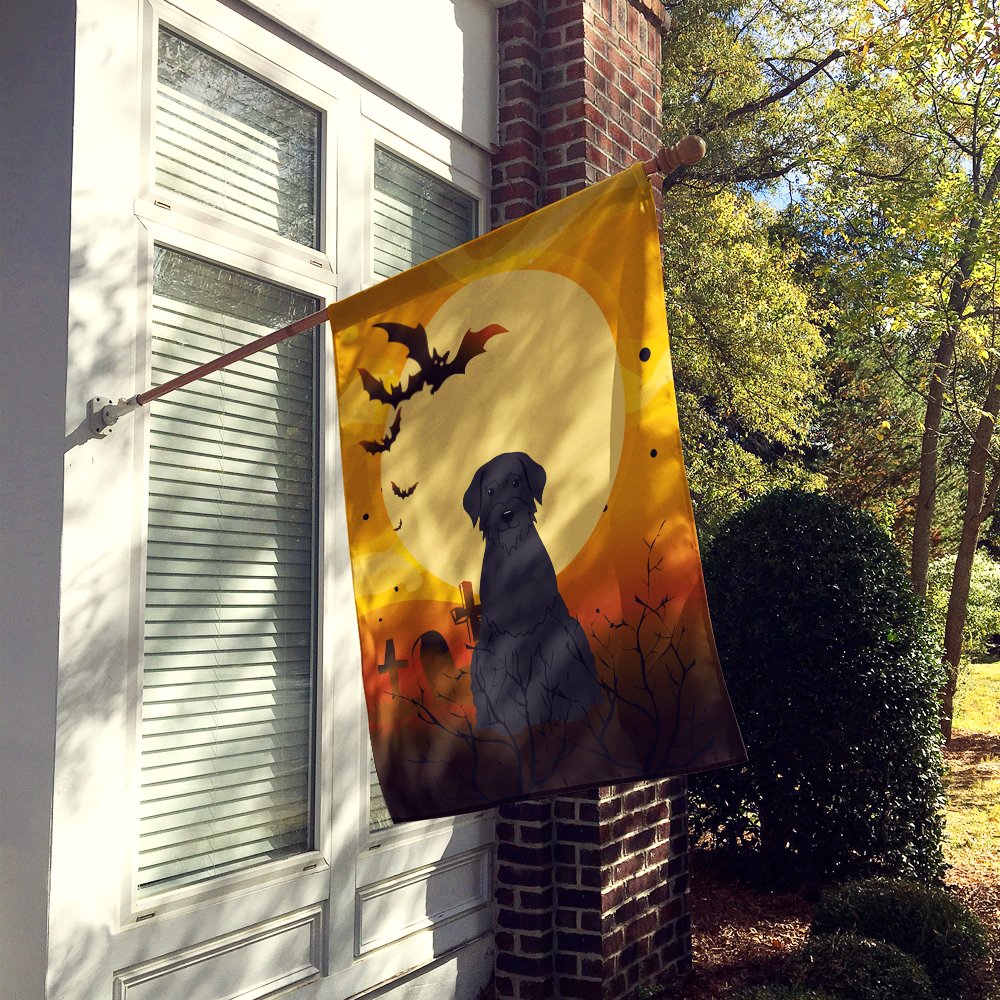 Caroline's Treasures BB4332CHF Halloween Giant Schnauzer Flag Canvas House Size, Large, Multicolor