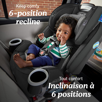 Graco 4Ever All-in-One Convertible Car Seat, 4-in-1 Baby to Big Kid Car Seat from 1.8-54 kg (4-120 lb), ProtectPlus Engineered, Drew 🍁 All In One Marketplace Canada