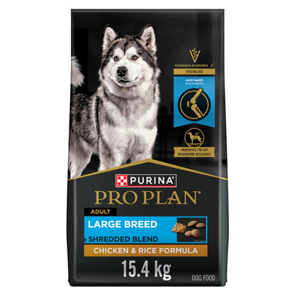 Purina Pro Plan Large Breed Dry Dog Food, Shredded Blend, Chicken & Rice 15.4kg 🍁 All In One Marketplace Canada