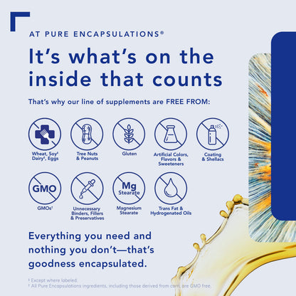 Pure Encapsulations Magnesium (Glycinate) - Supplement to Support Heart Health, Nerves, Muscles & Metabolism* - With Magnesium Glycinate - 180 Capsules 🍁 All In One Marketplace Canada