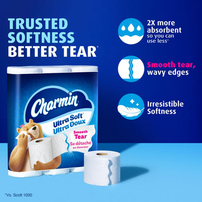 Charmin Toilet Paper Ultra Soft, 18 Mega Rolls = 72 Regular Rolls 🍁 All In One Marketplace Canada