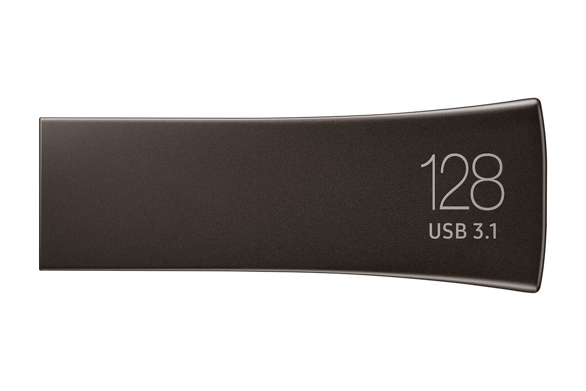 Samsung BAR Plus 128GB - 400MB/s USB 3.1 Flash Drive Titan Gray (MUF-128BE4/AM) [Canada Version]