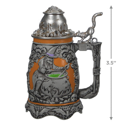 Hallmark Keepsake Christmas Ornament 2022 Year-Dated, Hoppy Halloween Beer Stein (1799QFO5316)