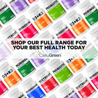 CelluGreen 725mg L-Glutathione MOST POWERFUL AVAILABLE Antioxidant Support for Cellular Health, Liver Detox, Skin & Immune Health, Vegan, Made in Canada. 60 Capsules 🍁 All In One Marketplace Canada