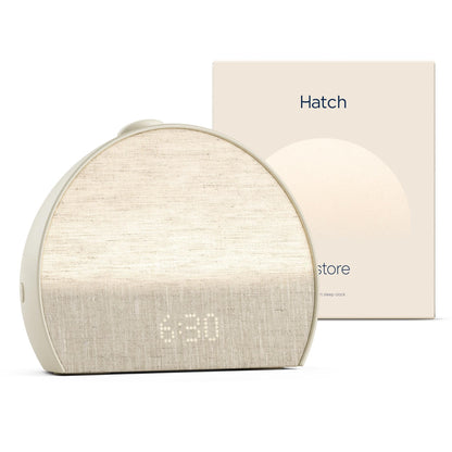 Hatch Restore 3 Sunrise Alarm Clock, Sound Machine, Smart Light (Putty) - White Noise, Screen-Free Sleep Routine 🍁 All In One Marketplace Canada