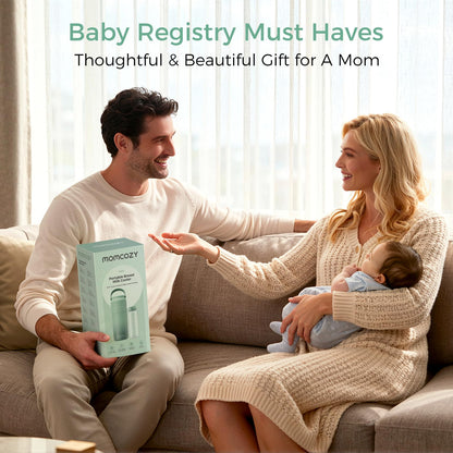 Momcozy Portable Breast Milk Cooler for Travel, 24H Ice-Free Cooling Breastmilk Storage Bottles 12oz Container, Leak Proof Outdoor Small Freezer, Baby Breastfeeding Essential Gift for New Moms 🍁 All In One Marketplace Canada