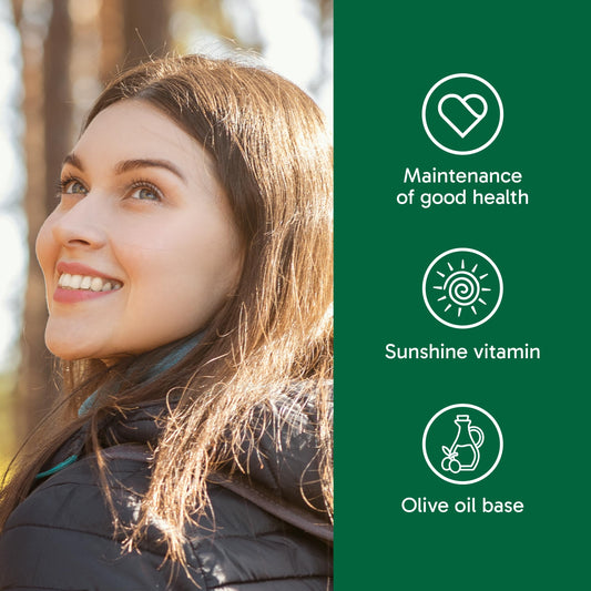 Organika Canadian-Made Vitamin D3 Liquid 2500IU- Olive Oil Base, Immune System Support- 30ml 🍁 All In One Marketplace Canada