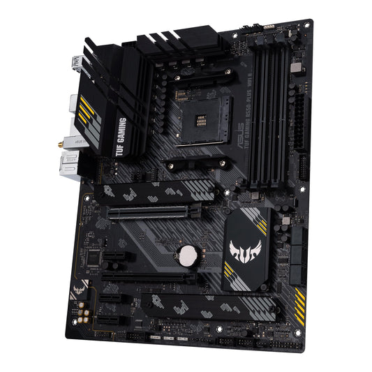 ASUS TUF Gaming B550-PLUS WiFi II AMD AM4 (3rd Gen Ryzen™) ATX Motherboard (PCIe 4.0, WiFi 6, 2.5Gb LAN, BIOS Flashback, USB 3.2 Gen 2, Addressable Gen 2 RGB Header and Aura Sync) 🍁 All In One Marketplace Canada