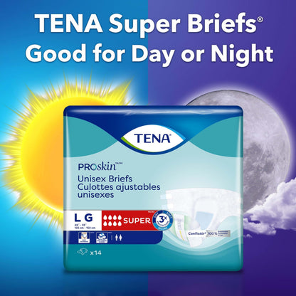 Tena Incontinence Briefs, Uni-Sex Fit, Super Absorbency, Xlarge 48 count 🍁 All In One Marketplace Canada