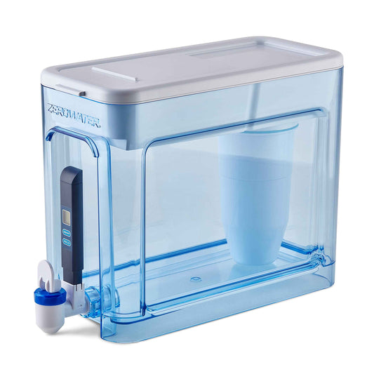 ZeroWater 32-Cup Ready-Read 5-Stage Water Filter Dispenser with Instant Read Out - 0 TDS for Improved Tap Water Taste - IAPMO Certified to Reduce Lead, Chromium, and PFOA/PFOS 🍁 All In One Marketplace Canada