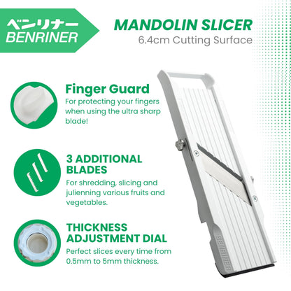 Benriner Japanese Mandolin Vegetable Cutter 3.5 Wide (7015S) 🍁 All In One Marketplace Canada