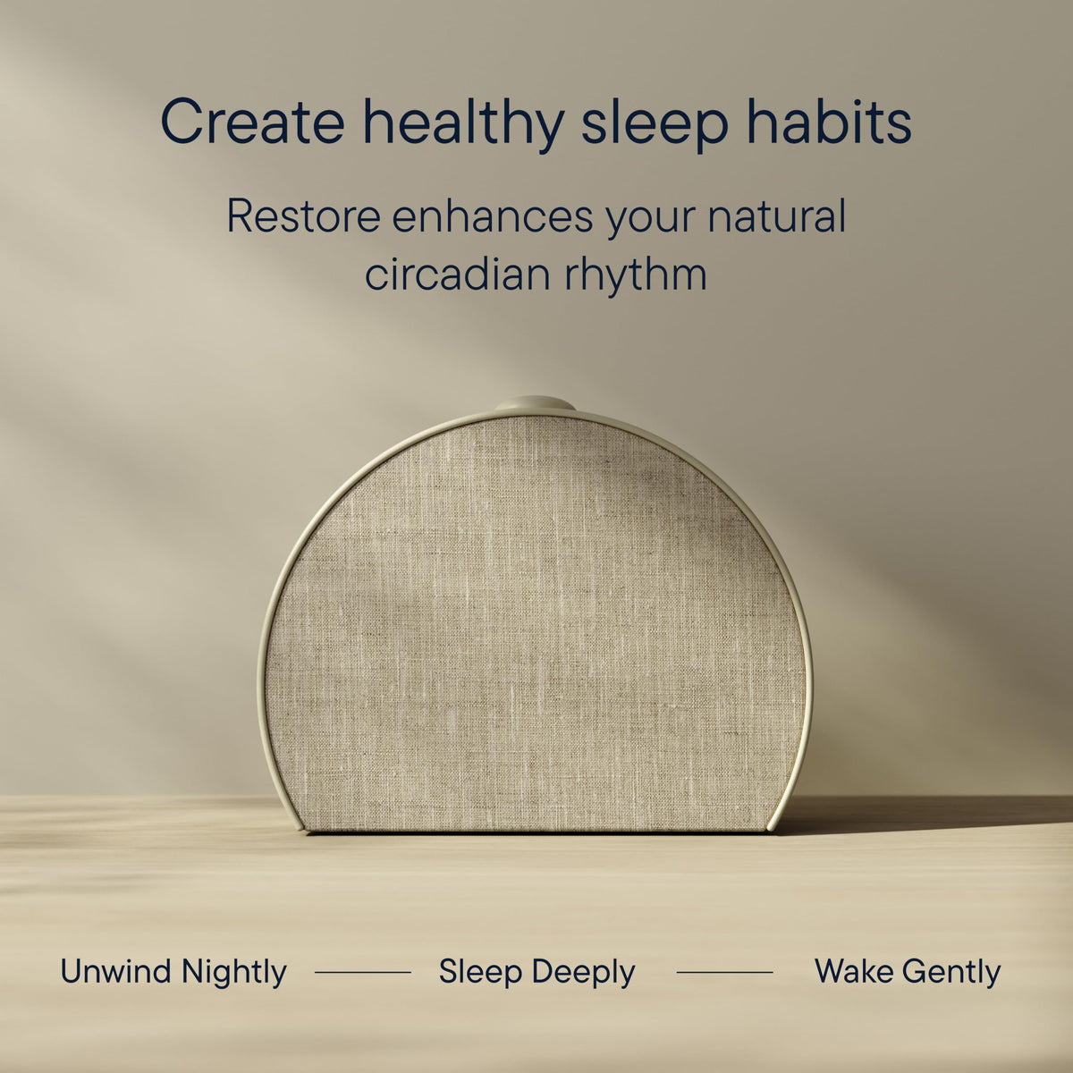 Hatch Restore 3 Sunrise Alarm Clock, Sound Machine, Smart Light (Putty) - White Noise, Screen-Free Sleep Routine 🍁 All In One Marketplace Canada