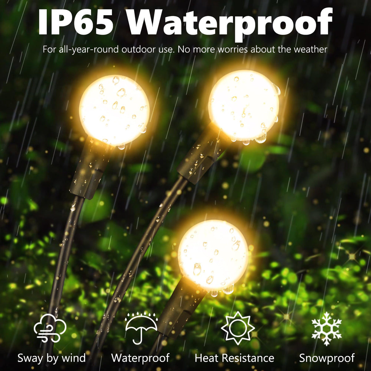 iBaycon 8 Pack Solar Firefly Lights Garden Pathway Outdoor Decor Warm White 🍁 All In One Marketplace Canada