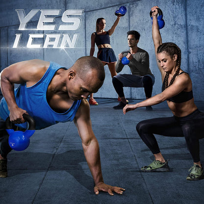 Yes4All Vinyl Coated Kettlebell Weights – Great for Full Body Workout and Strength Training – Vinyl Kettlebell 25 lbs 🍁 All In One Marketplace Canada