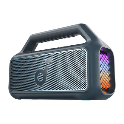 soundcore Boom 2 Outdoor Speaker, 80W, Subwoofer, BassUp 2.0, 24H Playtime, IPX7 Waterproof, Floatable, RGB Lights, USB-C, Custom EQ, Bluetooth 6.0, Portable, Camping, Beach, and Backyard-Blue 🍁 All In One Marketplace Canada