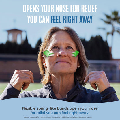 Breathe Right Nasal Strips, Extra Strength, Clear, Sensitive Skin, Drug-Free Snoring Solution & Nasal Congestion Relief Caused by Colds & Allergies, Nightly Sleep, 26 Count 🍁 All In One Marketplace Canada