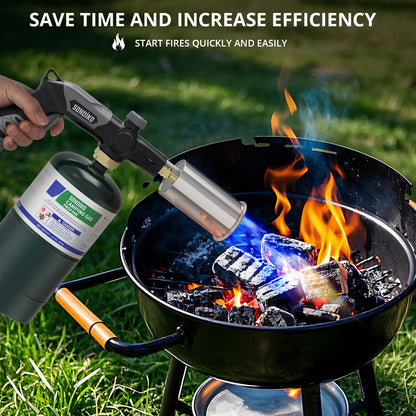 Sondiko Powerful Propane Torch L8010, Gas Welding Equipment,Propane Torch Head with Igniter, Blow Torch, Campfire Starter, Adjustable Flamethrower Gun for BBQ and Baking(Propane Tank NOT Included) 🍁 All In One Marketplace Canada