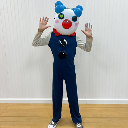 Clowny Kids Costume, Official Piggy Halloween Costume with Mask, Child Size (10-12)