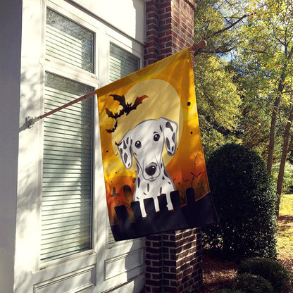 Caroline's Treasures BB1768CHF Halloween Dalmatian Canvas House Size Flag, Multicolor, Large