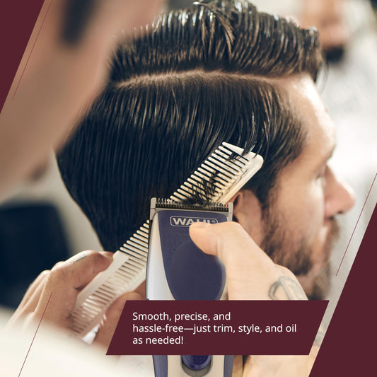 Wahl Canada Color Pro, Haircutting Kit with Colour Coded Guide Combs, Powerful, long-lasting motor for smooth & easy haircuts, Colour coded key makes it easy to select the correct size guide comb, World Wide Voltage - Model 3100