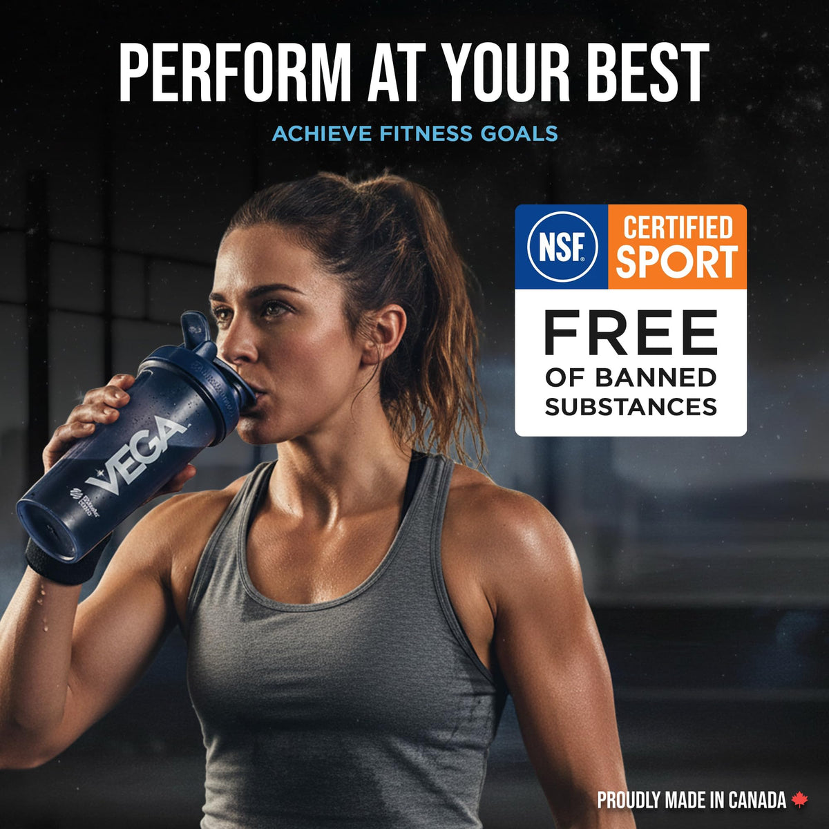 Vega Protein + Recovery, Chocolate – 30g Vegan Protein, Dairy & Gluten Free, Probiotics, NSF Certified, 1.98 kg (45 Servings) 🍁 All In One Marketplace Canada