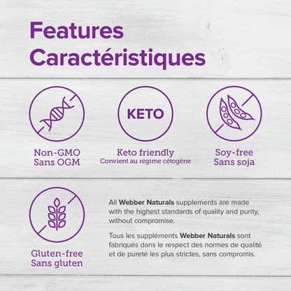 Webber Naturals The Right Fibre4 IBS Intestinal Discomfort Tablets, 150 Tablets, Fibre Supplement for Digestive Health, Low-FODMAP, Vegan 🍁 All In One Marketplace Canada