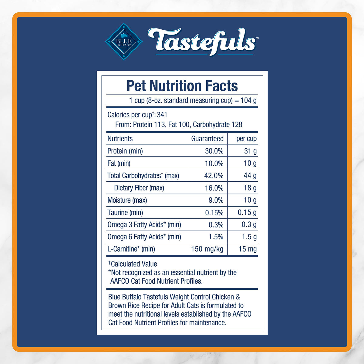 Blue Buffalo Tastefuls Chicken & Brown Rice Recipe Adult Dry Cat Food Weight Control, Real Chicken First, Deliciously Healthy Natural Cat Food, Supports Digestive Care and Coat Health, 15 lbs. 🍁 All In One Marketplace Canada
