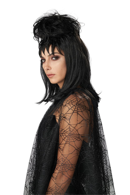 California Costumes, Beetle Girl Adult Halloween Wig Black